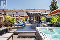 Multi-level composite deck -