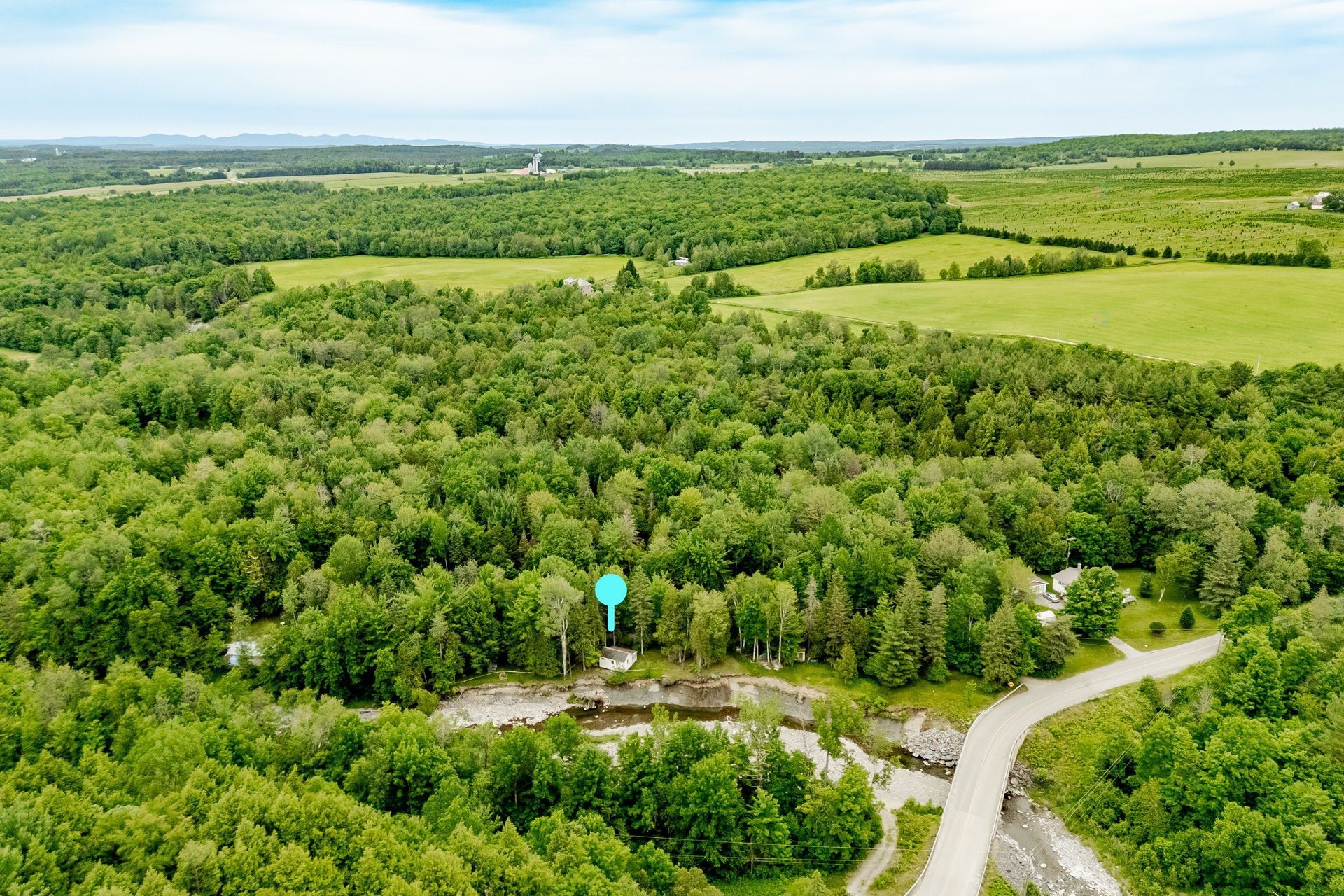 Photo aérienne - Ch. De Hyatt'S-Mills, Compton, QC