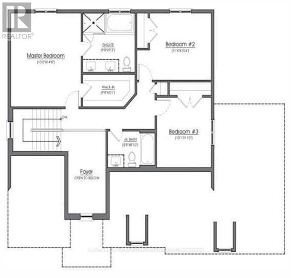 Floor Plan Upper - Lot 31 White Pine Street, London North (North S), ON - Other