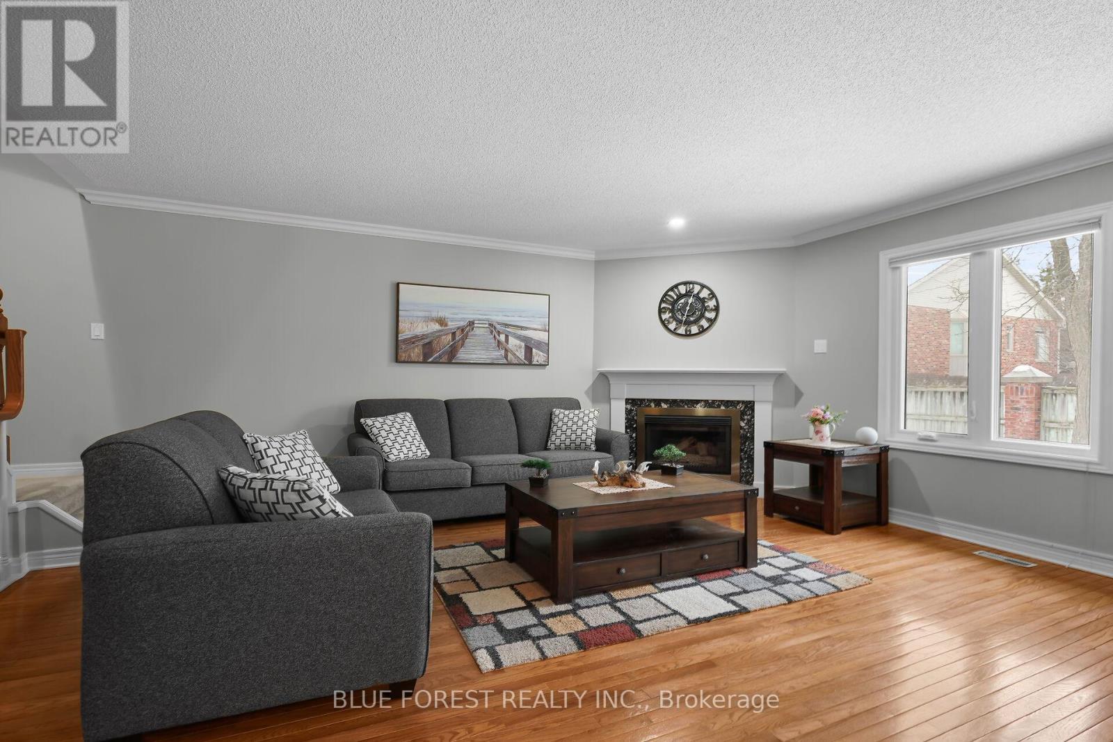 Living Room 2 - 3 - 410 Ambleside Drive, London North (North A), ON - Indoor Photo Showing Living Room With Fireplace