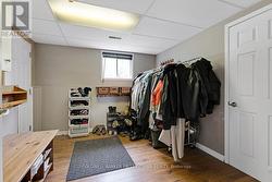 Mudroom offers lots of storage space -