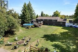 Firepit for gathering about to watch evening stars -