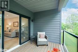 Balcony off living area -