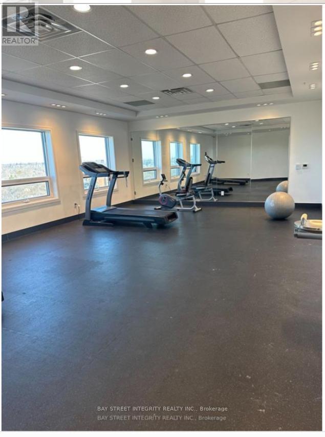 Unit 811 - 1 Wellington St. Street, Brantford, ON - Indoor Photo Showing Gym Room