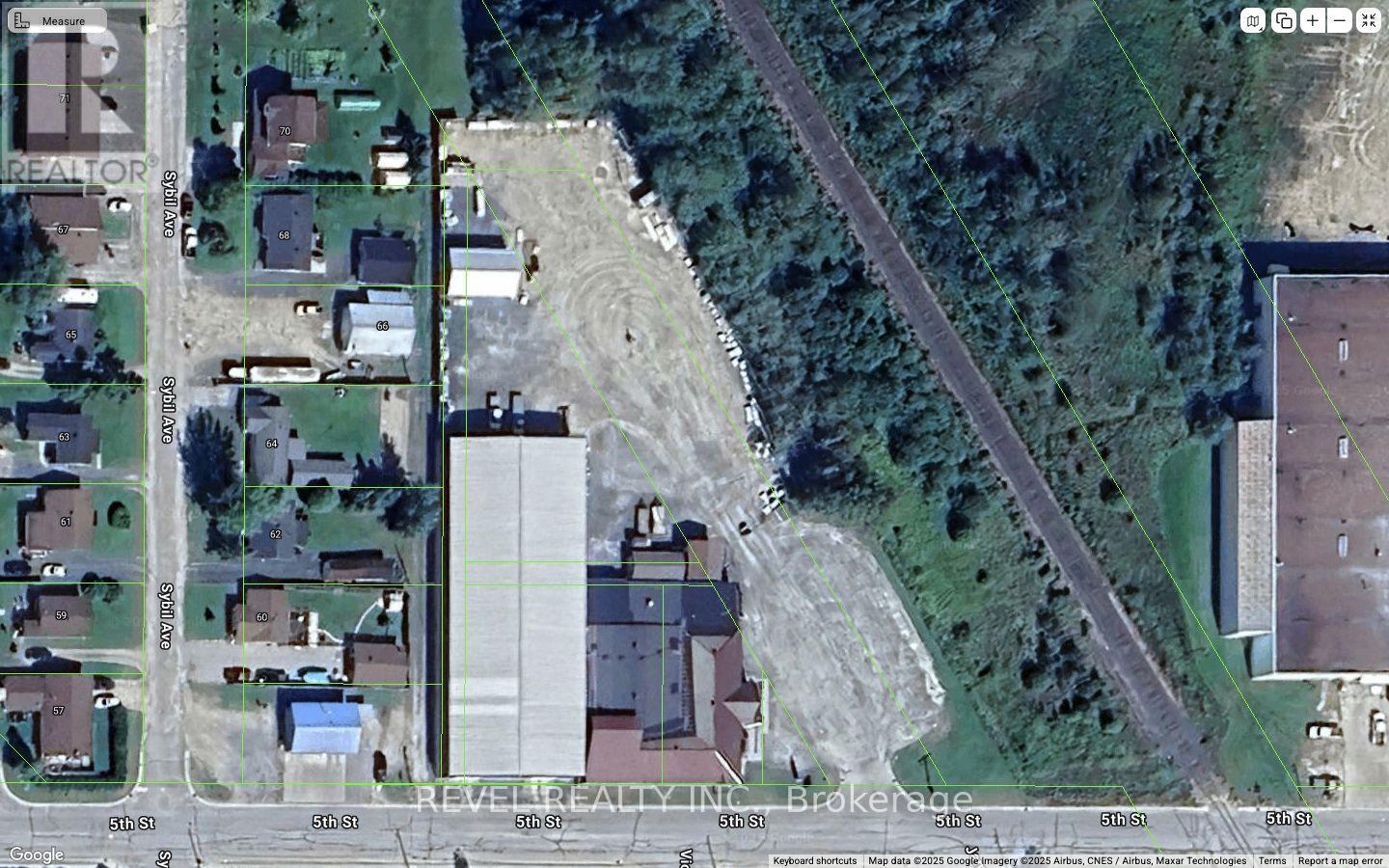 Overhead View of Entire Property - 21 Fifth Street, Cochrane, ON