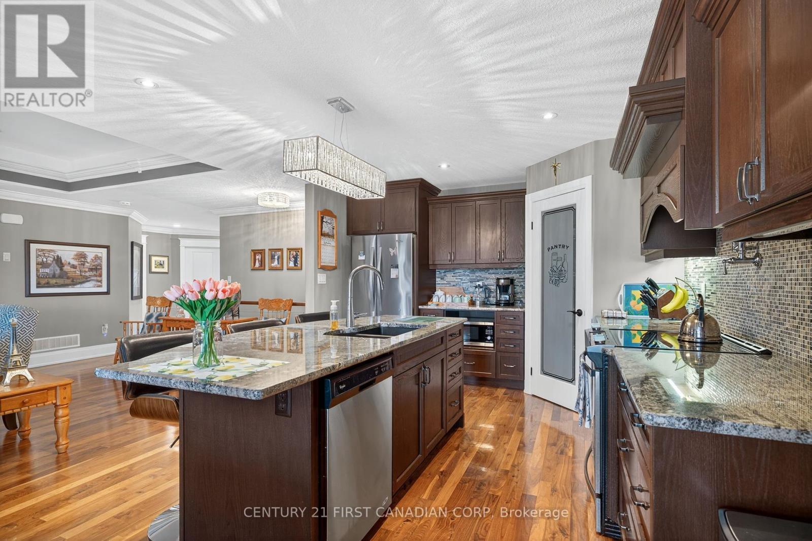 474 Macdonald Street, Strathroy-Caradoc (Ne), ON - Indoor Photo Showing Kitchen With Upgraded Kitchen