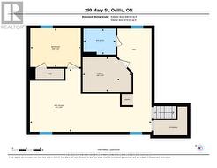 Basement layout. -
