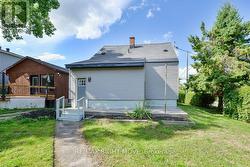 Rear view of the home. -