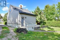 Side view of the home. -