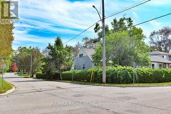 Cedar hedges along Mary & Mackenzie Street. -
