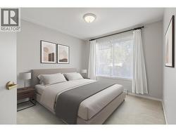 Bedroom virtually staged -