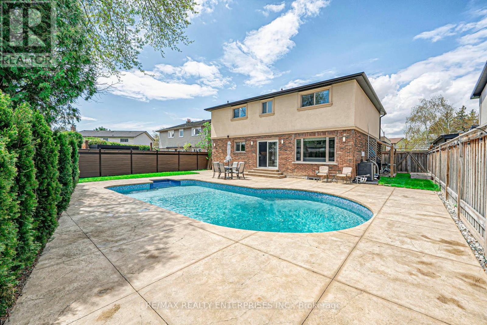 2344 Kenbarb Road, Mississauga, ON - Outdoor With In Ground Pool With Backyard