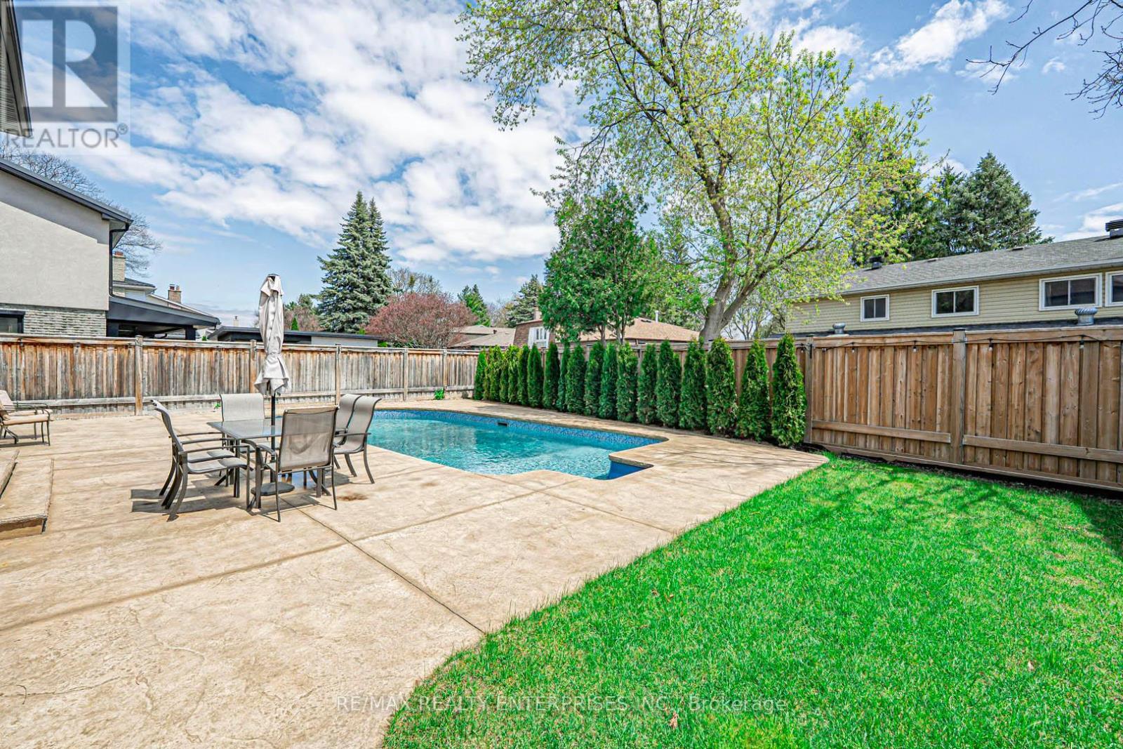 2344 Kenbarb Road, Mississauga, ON - Outdoor With In Ground Pool With Backyard
