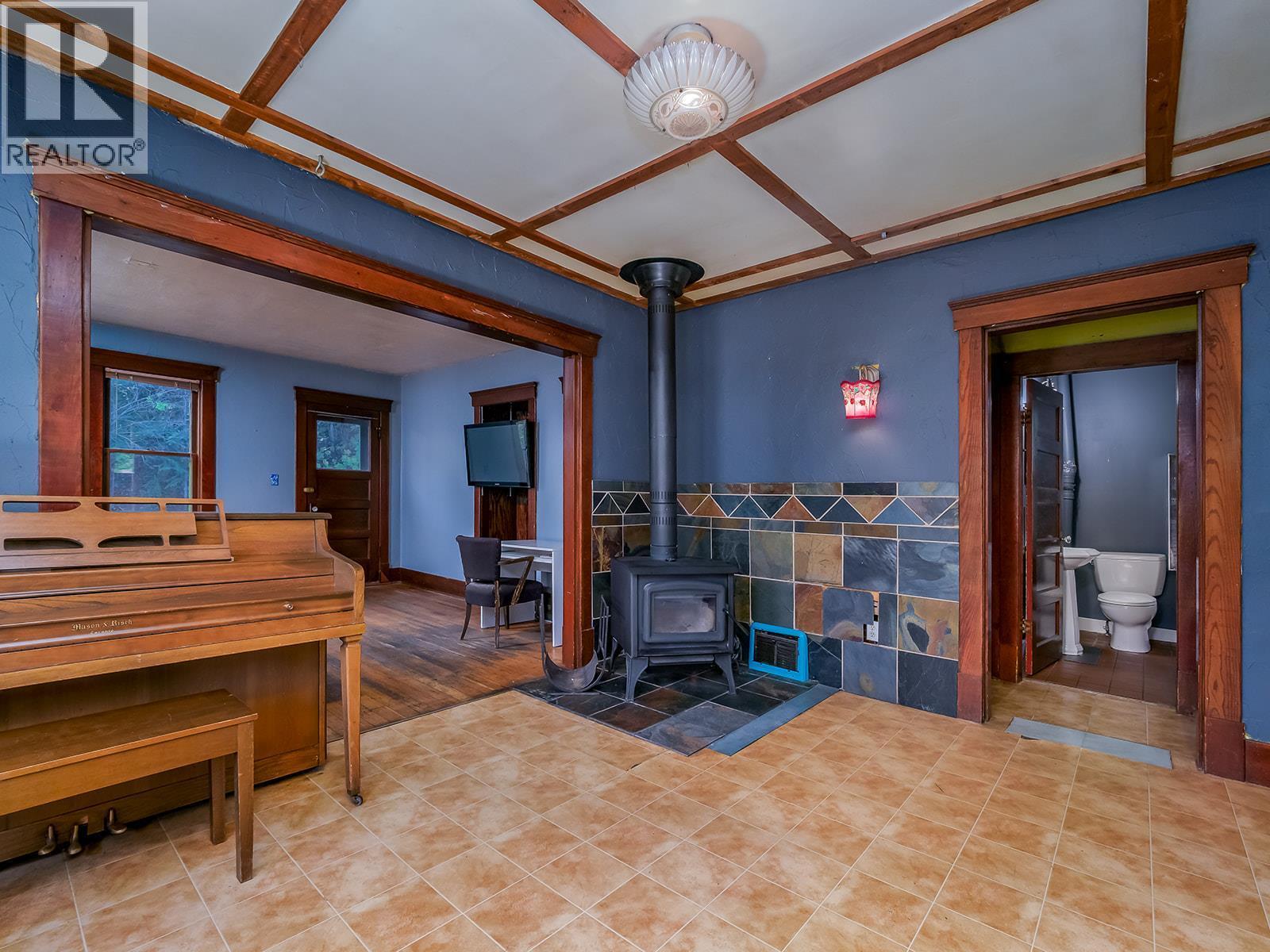 307 2Nd Avenue, Field, BC - Indoor Photo Showing Other Room With Fireplace