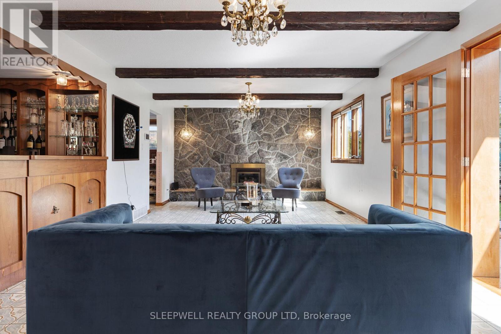 1545 Prince Of Wales Drive, Ottawa, ON - Indoor Photo Showing Other Room With Fireplace