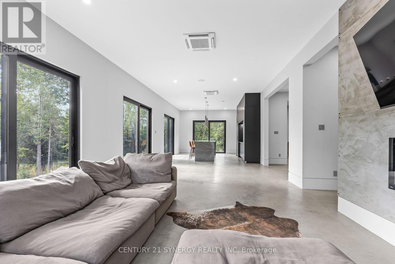 1840 Eady Road, Horton, ON - Indoor Photo Showing Living Room With Fireplace
