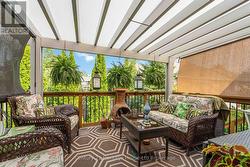 Upper deck off kitchen -