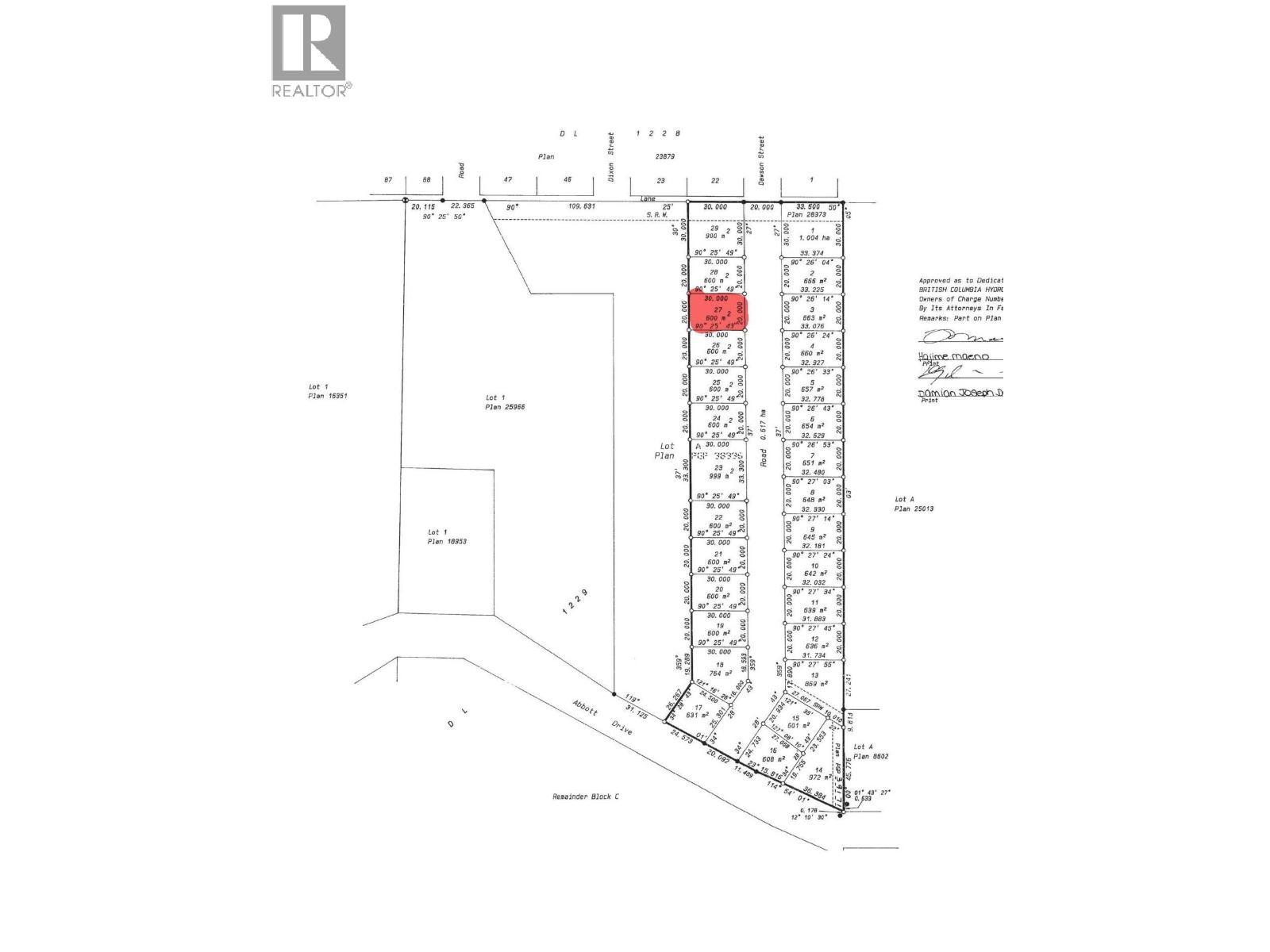 Lot 27 Dawson Street, Quesnel, BC