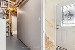 Back door entrance to apt. and storage -