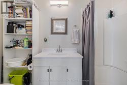 Bathroom in one room suite -