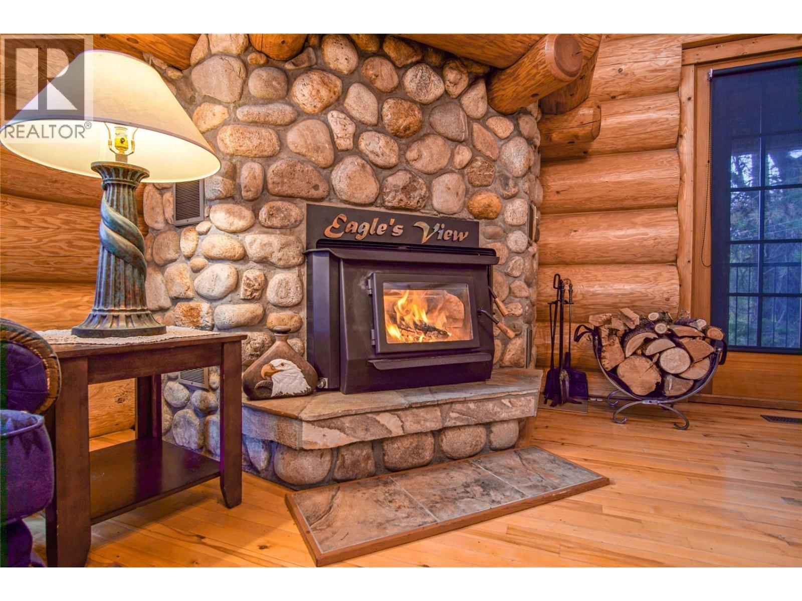 20 Valeview Road, Lumby, BC - Indoor With Fireplace