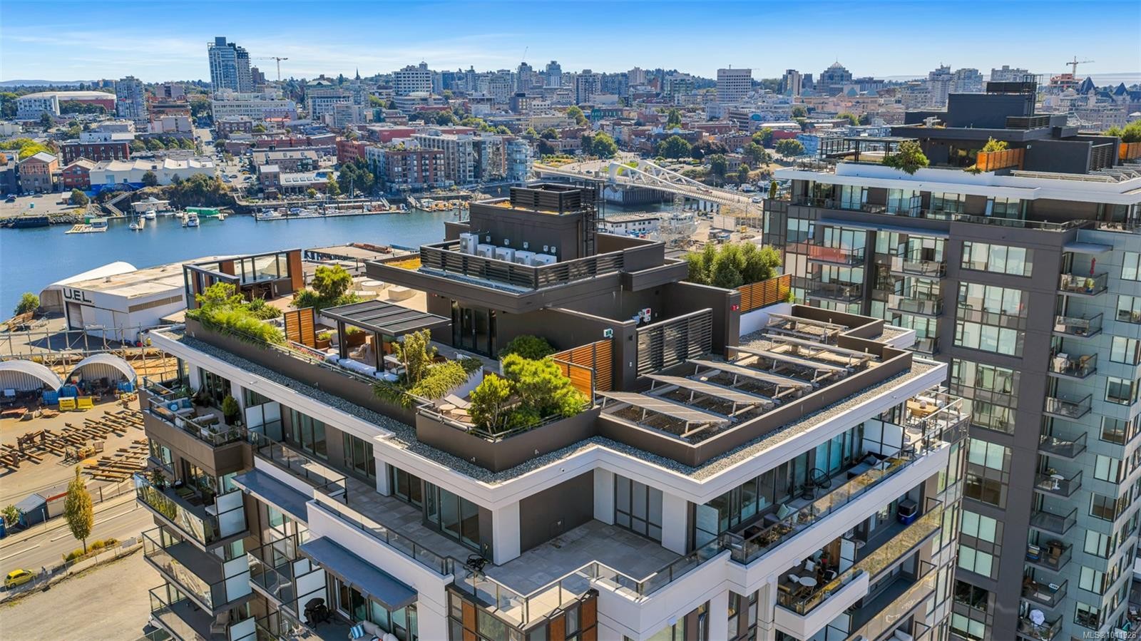 1108-363 Tyee Rd, Victoria, BC - Outdoor With Body Of Water With Balcony With View