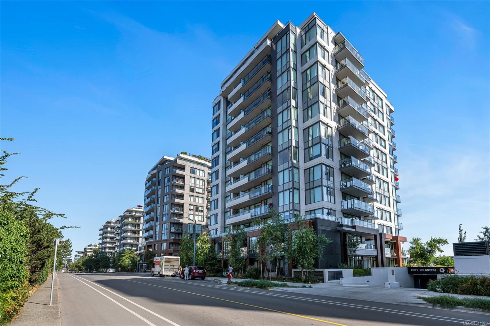 1108-363 Tyee Rd, Victoria, BC - Outdoor With Balcony With Facade