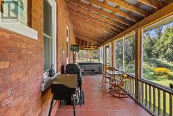 Screened in Porch with Hot Tub -