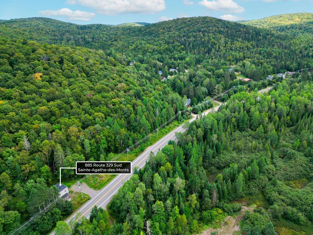 Aerial photo - 885 Route 329 S., Sainte-Agathe-Des-Monts, QC - Outdoor