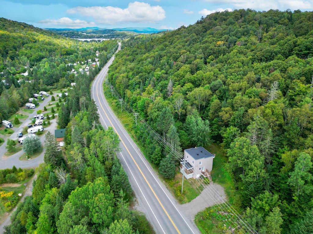 Aerial photo - 885 Route 329 S., Sainte-Agathe-Des-Monts, QC - Outdoor With View