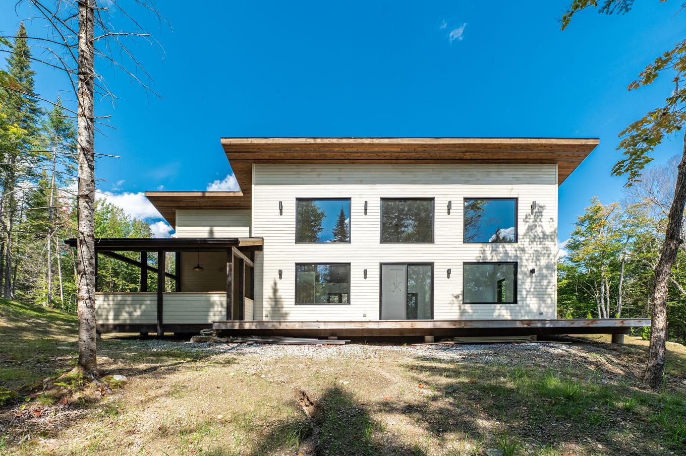 Frontage - 1200 Ch. Du Lac-Rougeaud, Mont-Blanc, QC - Outdoor With Deck Patio Veranda