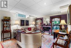 electric fireplace in-law-suite -