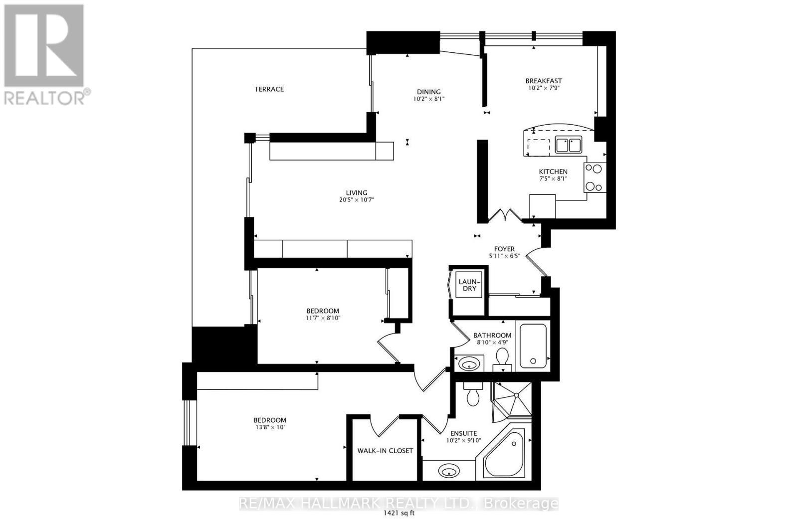 Corner Suite, Located At End Of Hallway - 702 - 5 Emerald Lane, Vaughan, ON - Other