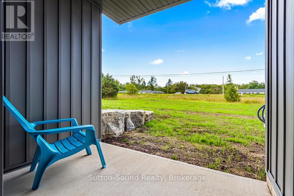 Rear covered porch - 3 - 18 Maple Golf Crescent, Northern Bruce Peninsula, ON - Outdoor With Exterior