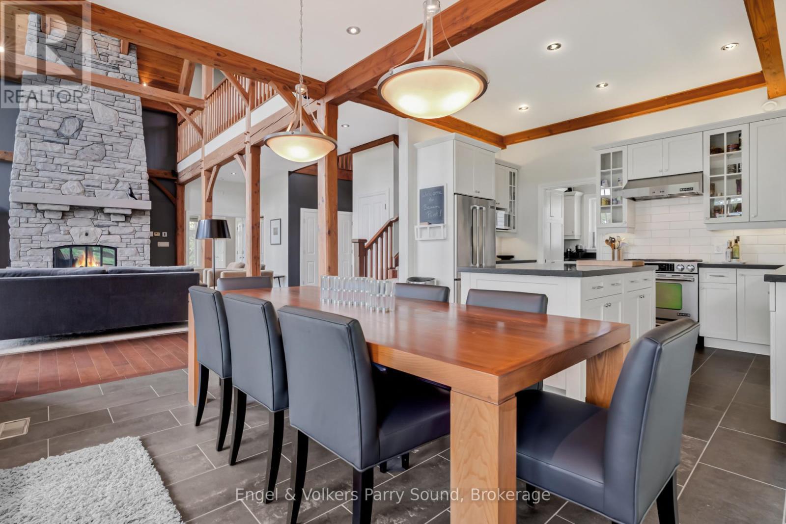 22 Beacon Point Drive, Carling, ON - Indoor Photo Showing Dining Room