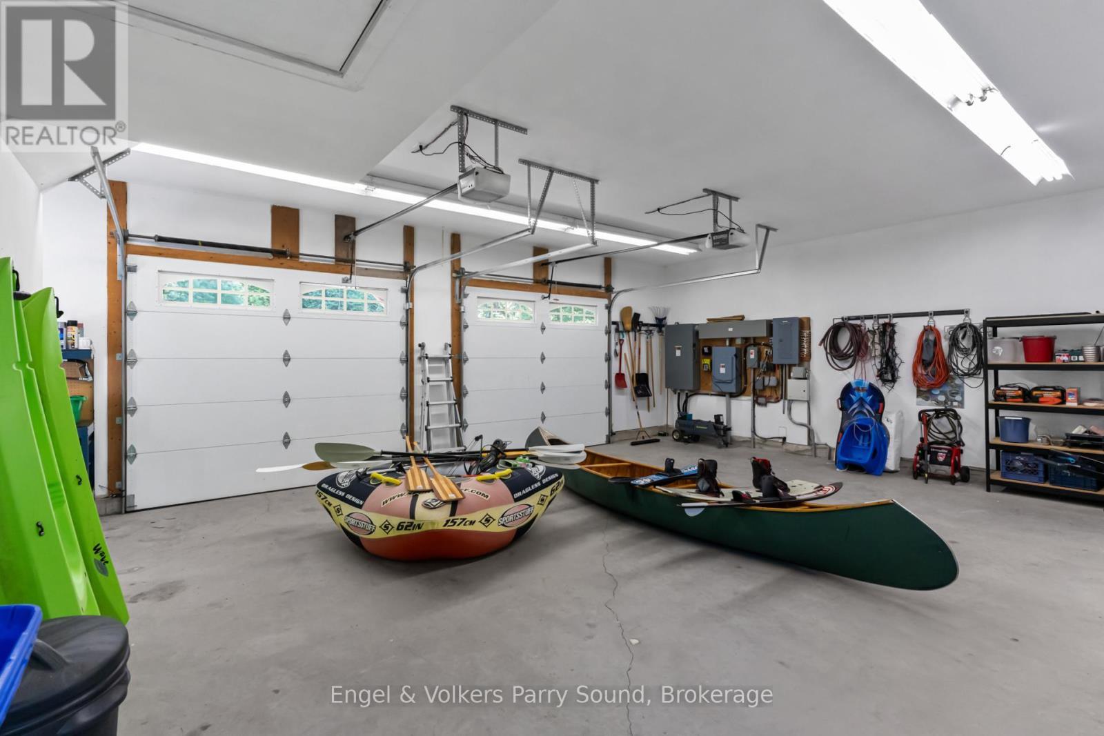 22 Beacon Point Drive, Carling, ON - Indoor Photo Showing Garage