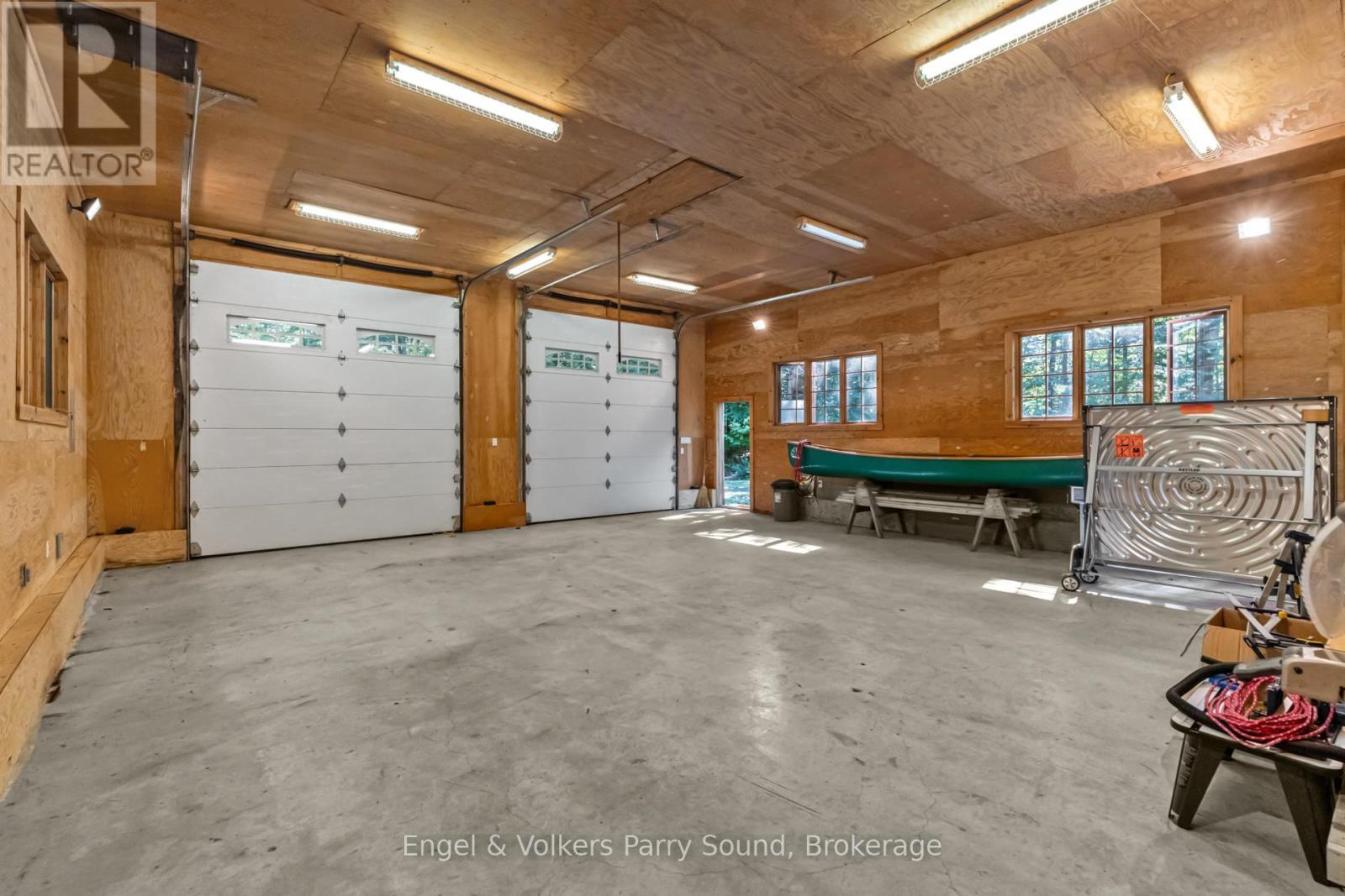 22 Beacon Point Drive, Carling, ON - Indoor Photo Showing Garage