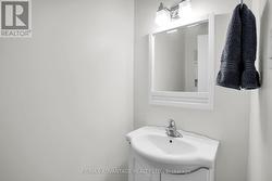 Powder bathroom on main level -
