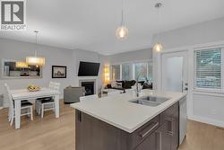 Open concept kitchen / dining room / living room -