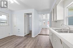 Kitchen looking towards Living/2nd Bed/ side door -