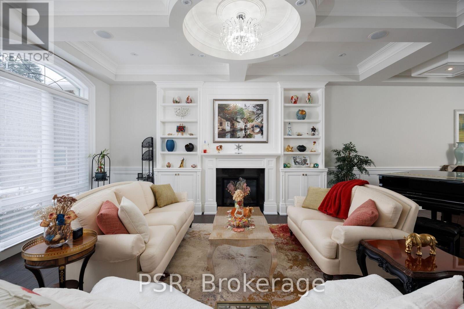 22 Ida Street, Markham, ON - Indoor Photo Showing Living Room With Fireplace