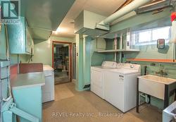 Laundry room with shower -