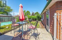 Full fenced backyard -