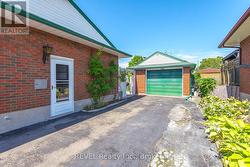 One car garage and separate side entrance -