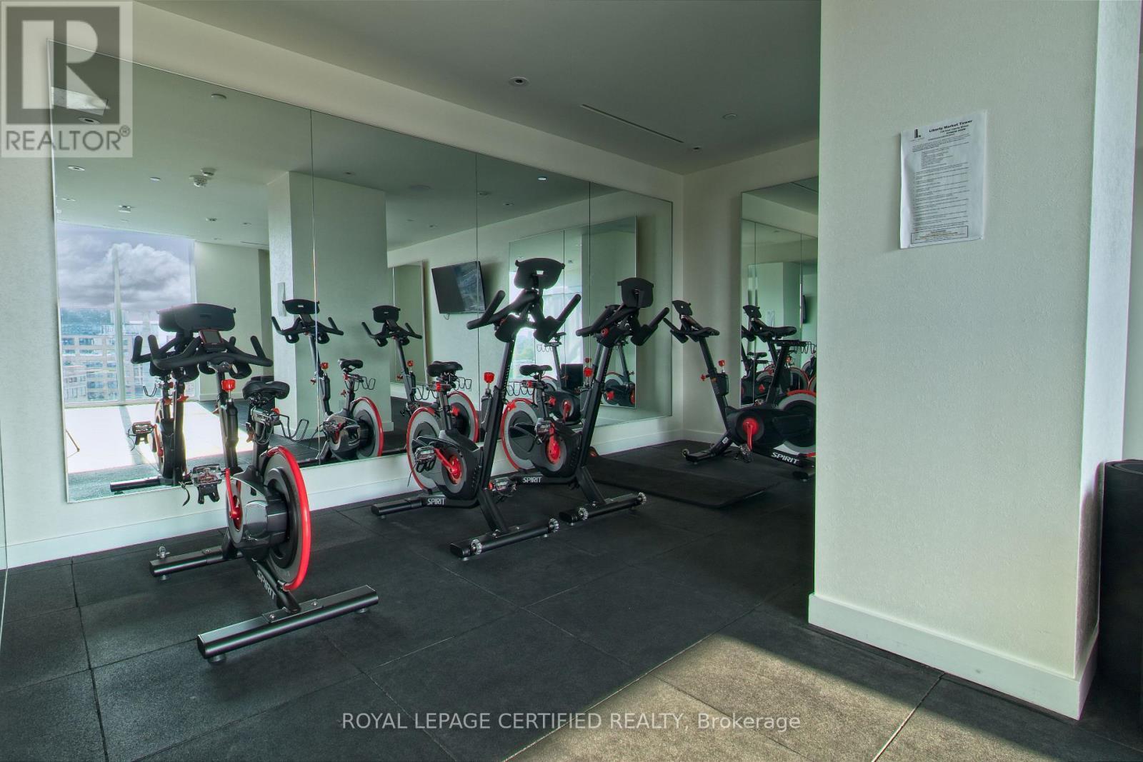 806 - 135 East Liberty Street, Toronto, ON - Indoor Photo Showing Gym Room