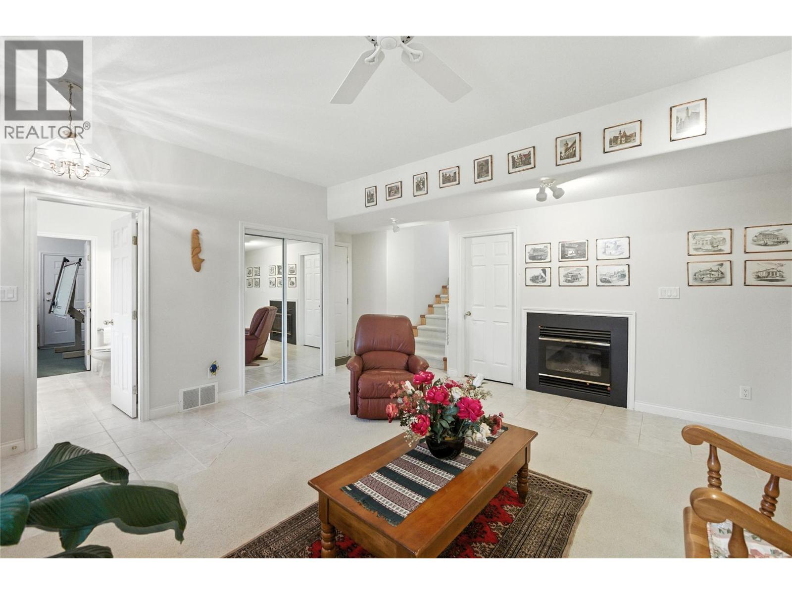 4175 Brown Road, Bonnington, BC - Indoor Photo Showing Living Room With Fireplace