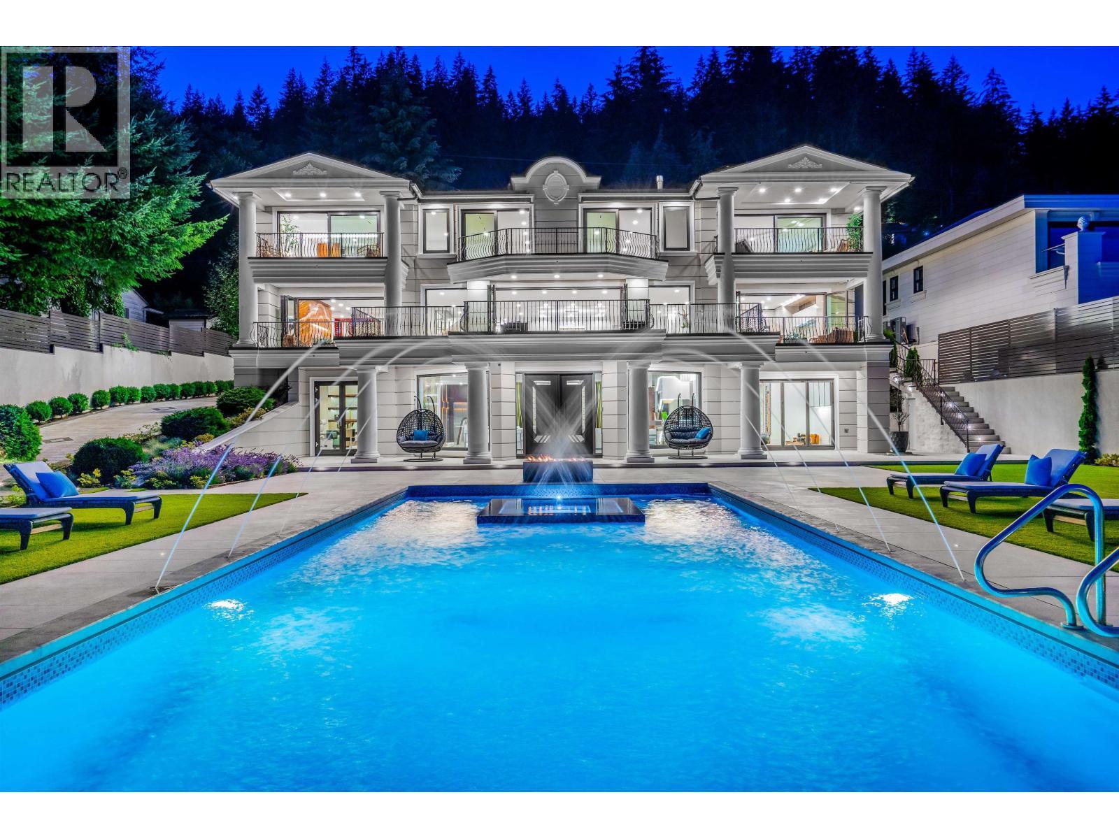 1123 Crestline Road, West Vancouver, BC - Outdoor With In Ground Pool