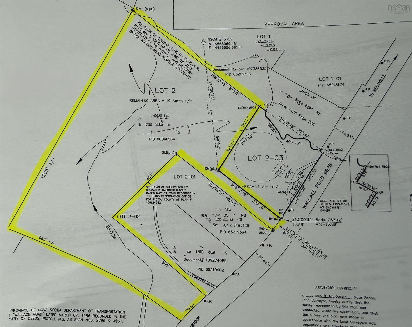 Lot 19 Acres Wallace Road, Hazel Glen, NS