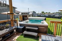 Awesome way to unwind in swim spa! -