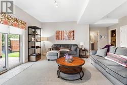 Lower level family room with walk-out -
